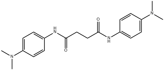 N,N'-bis[4-(dimethylamino)phenyl]butanediamide 구조식 이미지