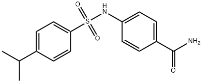 4-[(4-propan-2-ylphenyl)sulfonylamino]benzamide Structure
