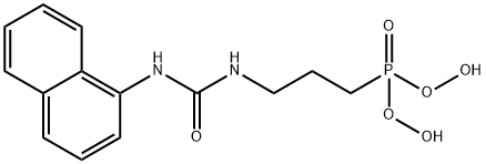 1-(3-dihydroperoxyphosphorylpropyl)-3-naphthalen-1-ylurea 구조식 이미지