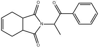 2-(1-oxo-1-phenylpropan-2-yl)-3a,4,7,7a-tetrahydroisoindole-1,3-dione 구조식 이미지