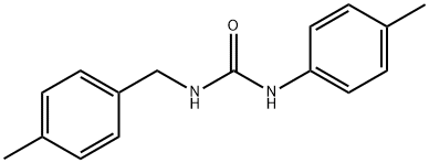 1-(4-methylphenyl)-3-[(4-methylphenyl)methyl]urea 구조식 이미지