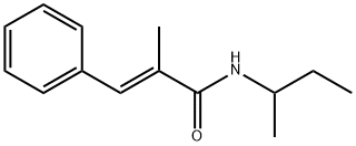 (E)-N-butan-2-yl-2-methyl-3-phenylprop-2-enamide Structure