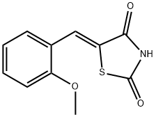 (5Z)-5-[(2-methoxyphenyl)methylidene]-1,3-thiazolidine-2,4-dione Structure