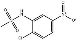 N-(2-chloro-5-nitrophenyl)methanesulfonamide 구조식 이미지