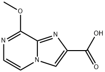 8-Methoxy-imidazo[1,2-a]pyrazine-2-carboxylic acid 구조식 이미지