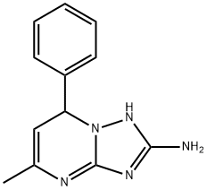 5-methyl-7-phenyl-1,7-dihydro-[1,2,4]triazolo[1,5-a]pyrimidin-2-amine Structure