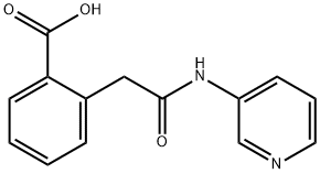 2-[2-oxo-2-(pyridin-3-ylamino)ethyl]benzoic acid Structure