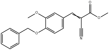methyl (E)-2-cyano-3-(3-methoxy-4-phenylmethoxyphenyl)prop-2-enoate Structure