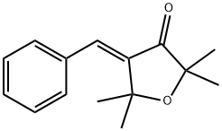 (4E)-4-benzylidene-2,2,5,5-tetramethyloxolan-3-one 구조식 이미지