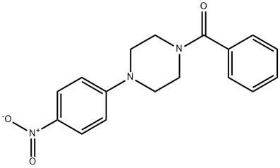 [4-(4-nitrophenyl)piperazin-1-yl]-phenylmethanone Structure