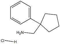 (1-phenylcyclopentyl)methanamine hydrochloride Structure