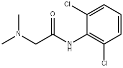 N-(2,6-dichlorophenyl)-2-(dimethylamino)acetamide 구조식 이미지