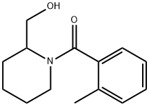 [2-(hydroxymethyl)piperidin-1-yl]-(2-methylphenyl)methanone 구조식 이미지