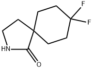 8,8-difluoro-2-aza-spiro[4.5]decan-1-one 구조식 이미지