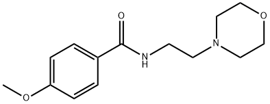 4-methoxy-N-(2-morpholin-4-ylethyl)benzamide 구조식 이미지