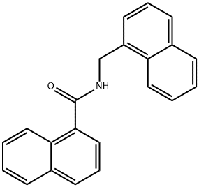 N-(naphthalen-1-ylmethyl)naphthalene-1-carboxamide Structure