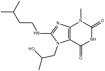 2062122-74-9 7-(2-hydroxypropyl)-3-methyl-8-(3-methylbutylamino)purine-2,6-dione