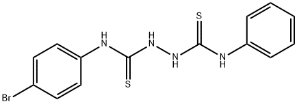 1-(4-bromophenyl)-3-(phenylcarbamothioylamino)thiourea 구조식 이미지