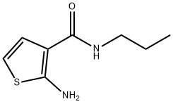 2-amino-N-propylthiophene-3-carboxamide 구조식 이미지