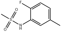 N-(2-fluoro-5-methylphenyl)methanesulfonamide Structure