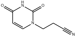 3-(2,4-dioxopyrimidin-1-yl)propanenitrile 구조식 이미지