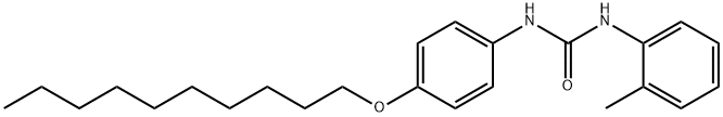1-(4-decoxyphenyl)-3-(2-methylphenyl)urea Structure