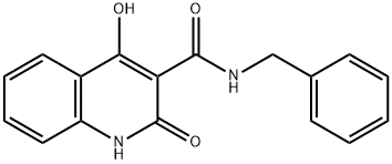 N-benzyl-4-hydroxy-2-oxo-1H-quinoline-3-carboxamide Structure