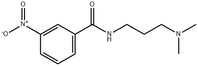N-[3-(dimethylamino)propyl]-3-nitrobenzamide 구조식 이미지