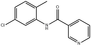 N-(5-chloro-2-methylphenyl)pyridine-3-carboxamide 구조식 이미지