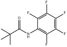 2,2-dimethyl-N-(2,3,4,5,6-pentafluorophenyl)propanamide 구조식 이미지