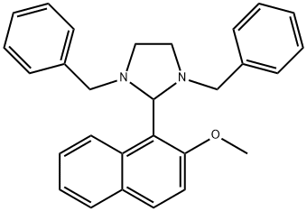 1,3-dibenzyl-2-(2-methoxynaphthalen-1-yl)imidazolidine 구조식 이미지