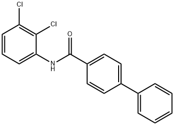 N-(2,3-dichlorophenyl)-4-phenylbenzamide 구조식 이미지