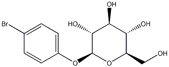 (2S,3R,4S,5S,6R)-2-(4-bromophenoxy)-6-(hydroxymethyl)oxane-3,4,5-triol 구조식 이미지