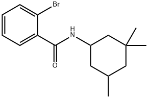 2-bromo-N-(3,3,5-trimethylcyclohexyl)benzamide Structure