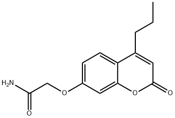 2-(2-oxo-4-propylchromen-7-yl)oxyacetamide 구조식 이미지