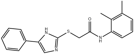 N-(2,3-dimethylphenyl)-2-[(5-phenyl-1H-imidazol-2-yl)sulfanyl]acetamide Structure