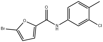 5-bromo-N-(3-chloro-4-methylphenyl)furan-2-carboxamide Structure