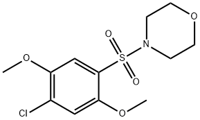 4-(4-chloro-2,5-dimethoxyphenyl)sulfonylmorpholine 구조식 이미지