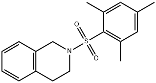 2-(2,4,6-trimethylphenyl)sulfonyl-3,4-dihydro-1H-isoquinoline 구조식 이미지