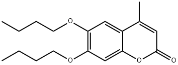 6,7-dibutoxy-4-methylchromen-2-one Structure