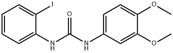 1-(3,4-dimethoxyphenyl)-3-(2-iodophenyl)urea Structure