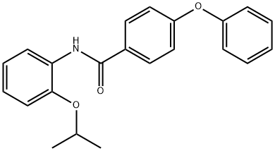 4-phenoxy-N-(2-propan-2-yloxyphenyl)benzamide 구조식 이미지