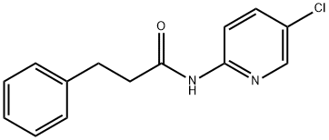 N-(5-chloropyridin-2-yl)-3-phenylpropanamide 구조식 이미지