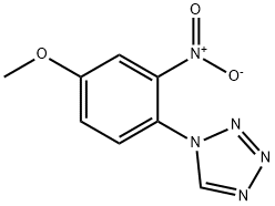 1-(4-methoxy-2-nitrophenyl)tetrazole Structure