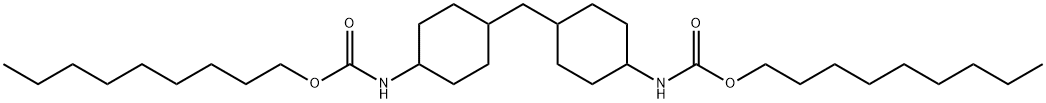 nonyl N-[4-[[4-(nonoxycarbonylamino)cyclohexyl]methyl]cyclohexyl]carbamate 구조식 이미지