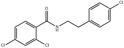 2,4-dichloro-N-[2-(4-chlorophenyl)ethyl]benzamide Structure