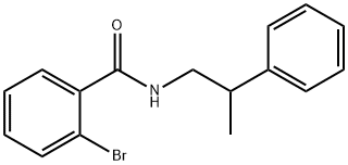 2-bromo-N-(2-phenylpropyl)benzamide Structure