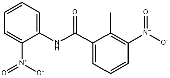 2-methyl-3-nitro-N-(2-nitrophenyl)benzamide Structure
