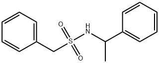 1-phenyl-N-(1-phenylethyl)methanesulfonamide 구조식 이미지