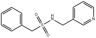 1-phenyl-N-(pyridin-3-ylmethyl)methanesulfonamide Structure